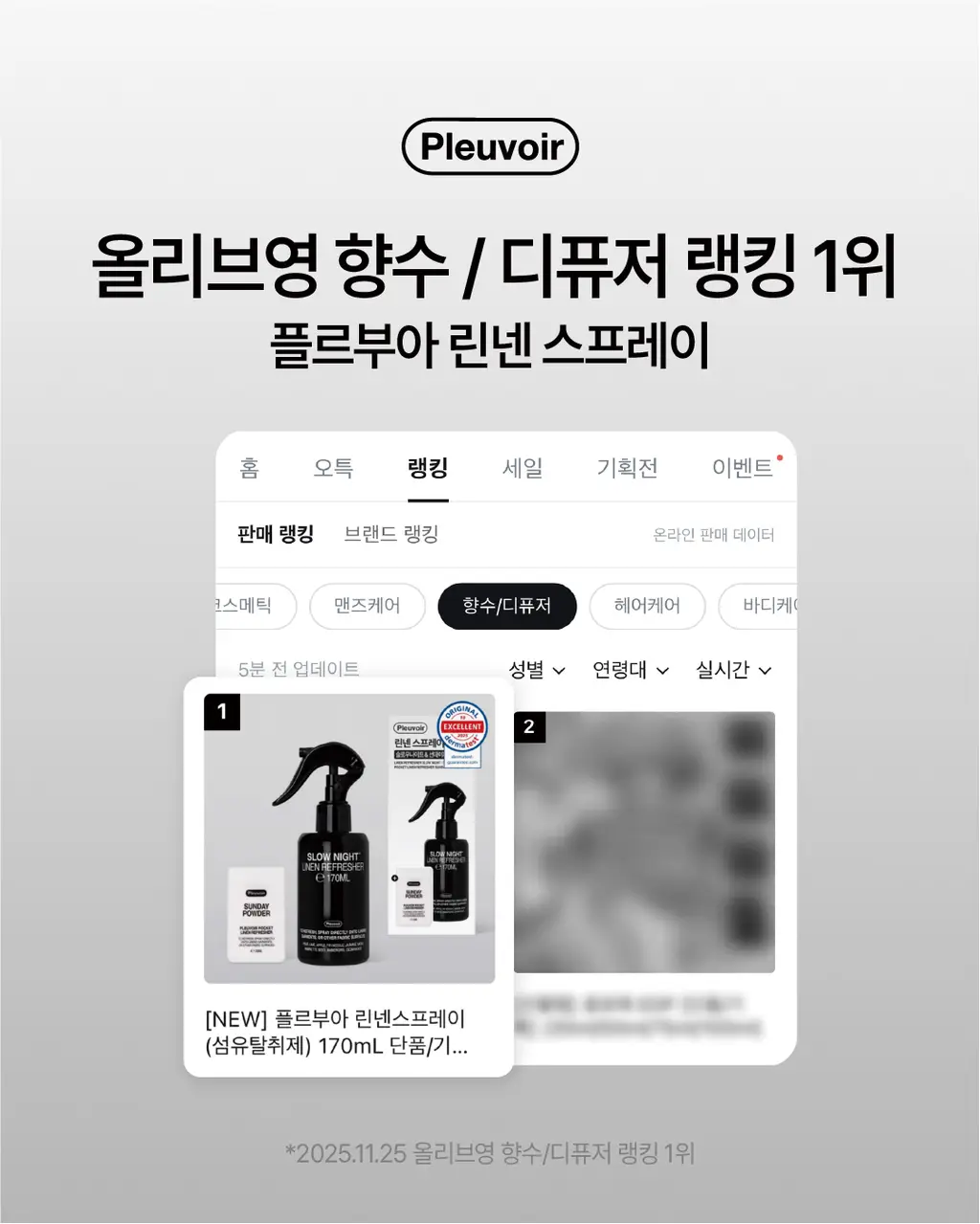 [NEW] 플르부아 린넨스프레이(섬유탈취제) 170mL 단품/기획 4종 중 택1 상세페이지 2